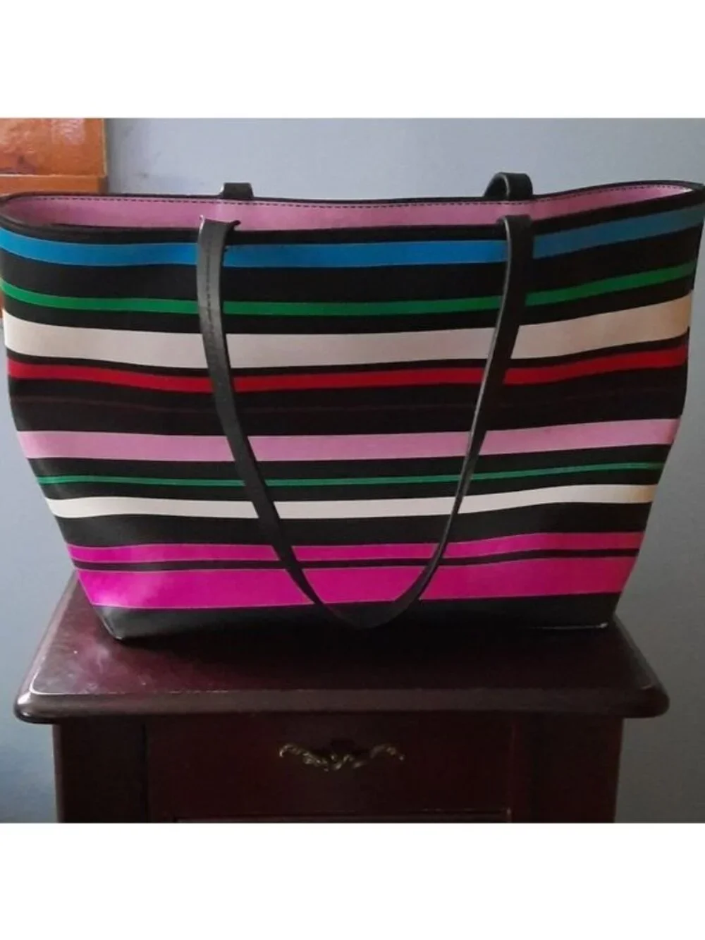 Kate Spade Small Harding Street Riley Striped Tote